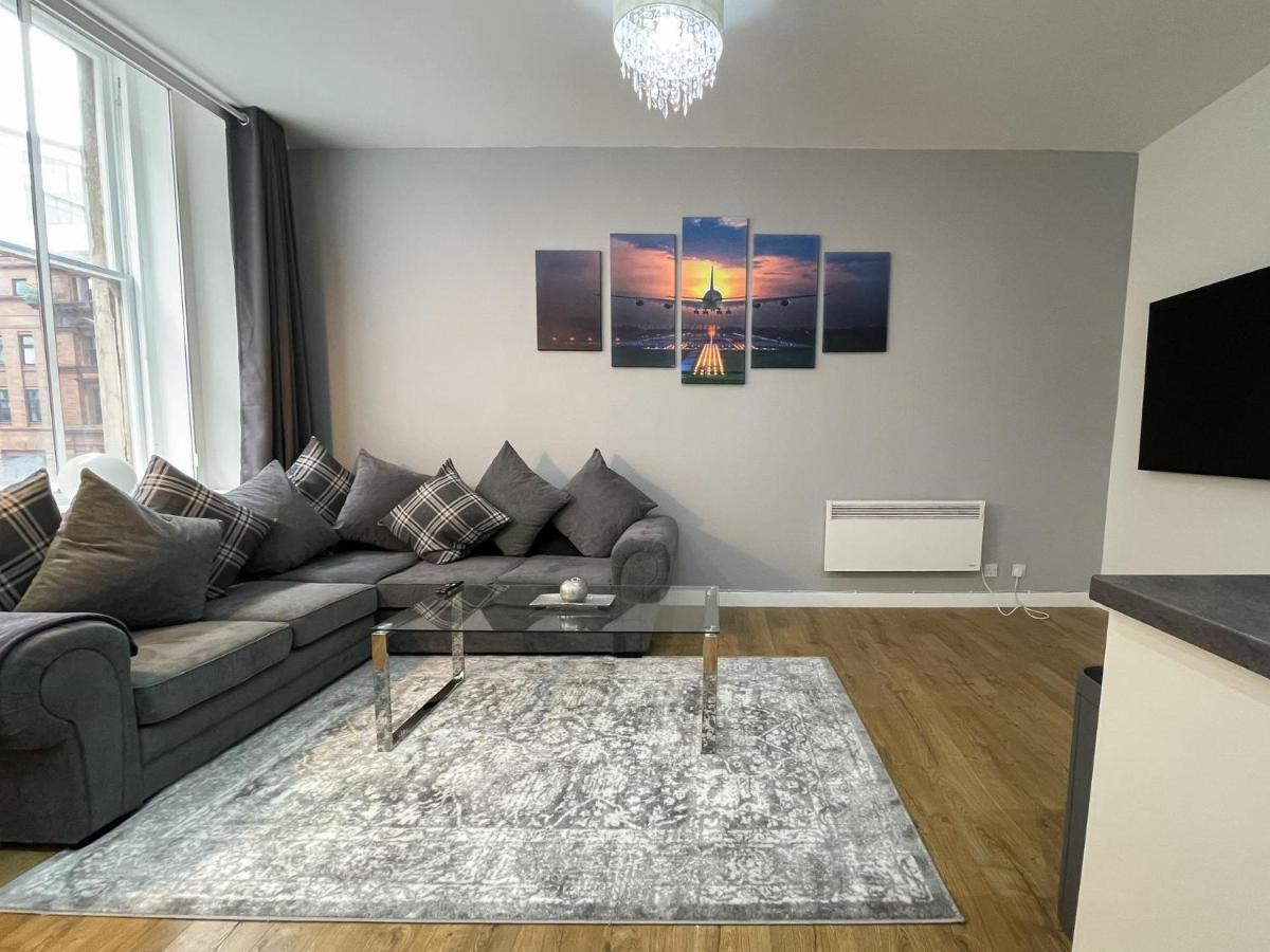 Exquisite 2Br Flat Near Central Train Station 글라스고 외부 사진